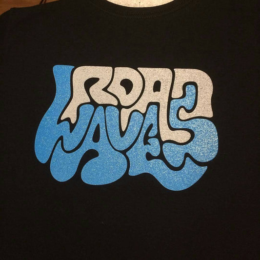 Blue & White Logo - Black Tees