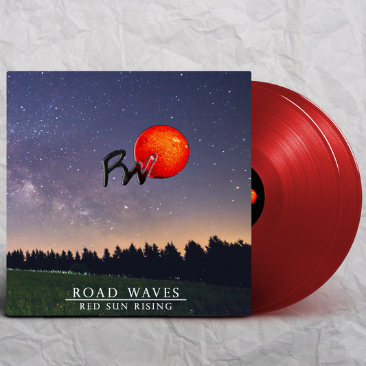 A double vinyl of Road Waves' second album, Red Sun Rising